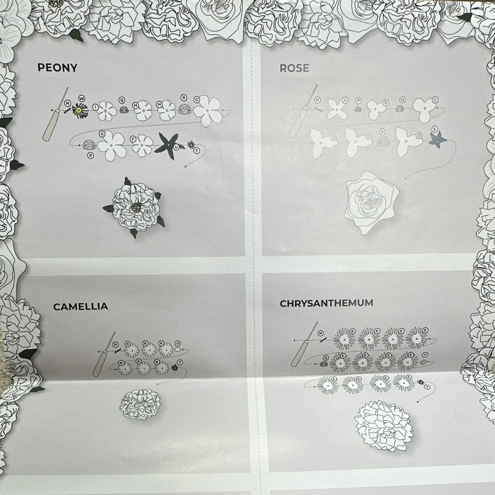 Forever Flowerz Wonderful White Kit 2 Floral Craft Kit w/ Tool, Plastic